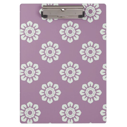 Porte-bloc Élégant Motif de fleurs (Devant)