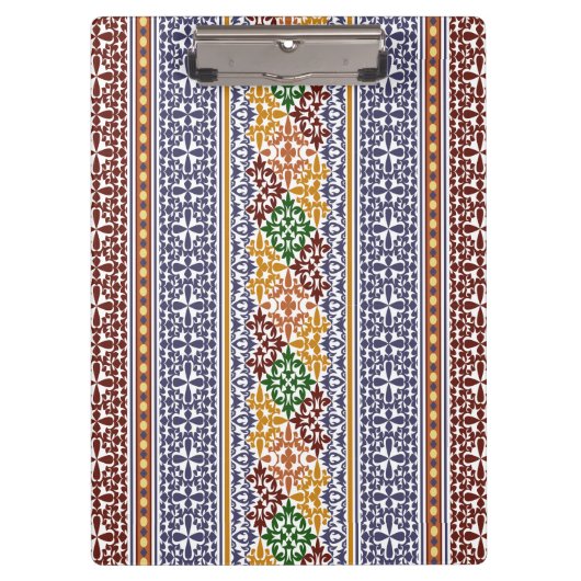 Porte-bloc élégant motif ethnique (Devant)