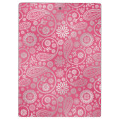 Porte-bloc Elégant motif floral paisley tendance (Dos)