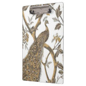 Porte-bloc Elégant Peacock Sur Porte - bloc Blanc (Gauche)