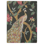 Porte-bloc Elégant Peacock Sur Porte - bloc Noir (Dos)