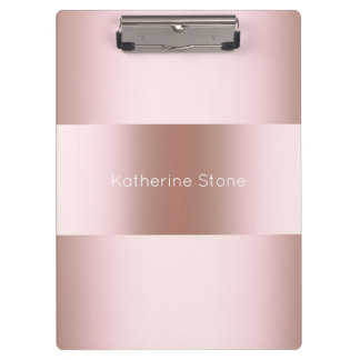Porte-bloc Élégant rose de poussette moderne motif or