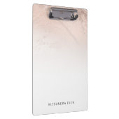 Porte-bloc Élégant rose en cuivre minimal parties scintillant (Swatch)