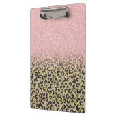 Porte-bloc Élégant Rose Parties scintillant or Empreinte de l (Gauche)