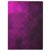 Porte-bloc Élégant rose violet girly géométrique (Dos)