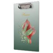 Porte-bloc élégant rouge et vert (Gauche)