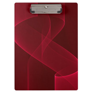 Porte-bloc Élégant ruban rouge Abstrait
