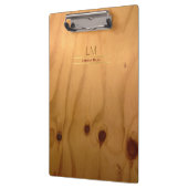 Porte-bloc élégant & rustique Bois Texture personnalisée (Gauche)