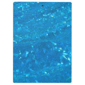 Porte-bloc Elegant Teal Draped Fabric (Dos)