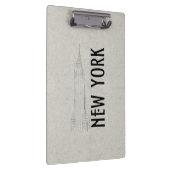 Porte-bloc Élégante abstraction moderne Black Grey City (Swatch)