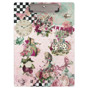 Porte-bloc Elégante Alice moderne au pays des merveilles