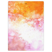 Porte-bloc Elégante aquarelle Abstraite moderne (Dos)