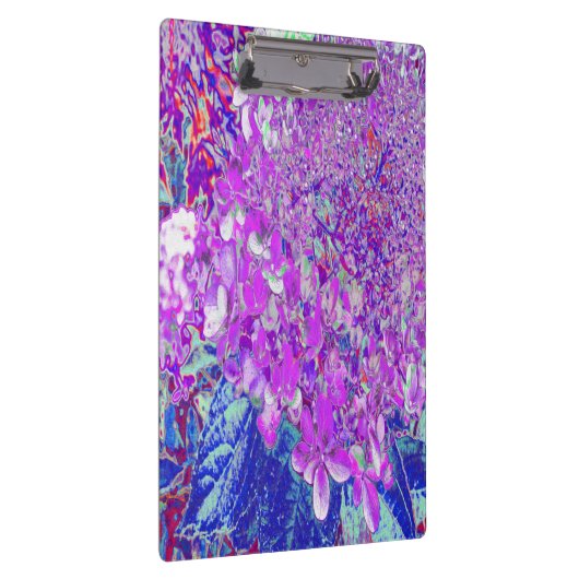 Porte-bloc Élégante Hydrangée violette et bleu limelight (Swatch)