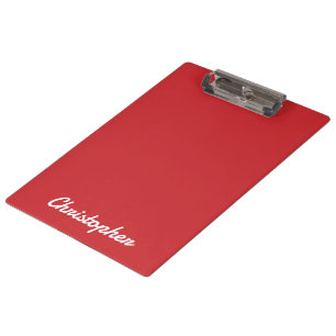 Porte-bloc Élégante Lumière Rouge Minimaliste Couleur Unique