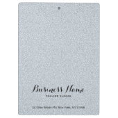 Porte-bloc Elégante Parties scintillant blanche Black Chevron (Dos)