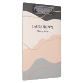 Porte-bloc Élégante parties scintillant d'or rose abstrait mi (Swatch)