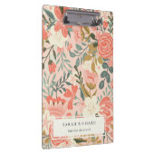 Porte-bloc Elégante Pêche à Brosse Orange Vert Ambrosia Flora (Swatch)