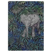 Porte-bloc Eléphant bébé Abstrait (Dos)