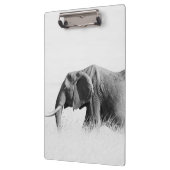 Porte-bloc Eléphant solitaire (clé haute) (Gauche)