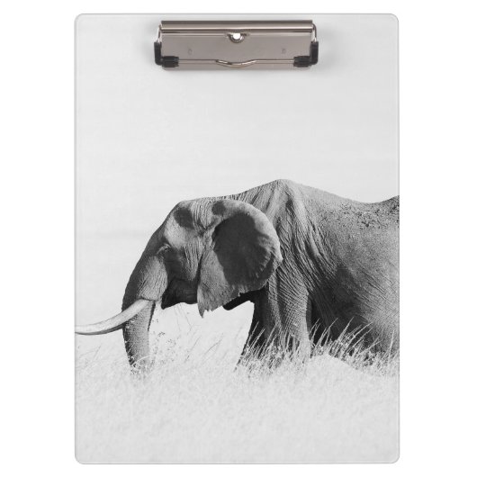 Porte-bloc Eléphant solitaire (clé haute) (Devant)
