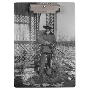 Porte-bloc Éleveur de ranch cow-boy ou hors-la-loi canadien d