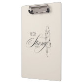 Porte-bloc Elle est Proverbes forts 31:25 (Gauche)