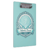 Porte-bloc Emblème côtier de coquillage de Atlantic Beach FL (Swatch)