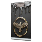 Porte-bloc Emblème d'aigle doré aux ailes déployées (Gauche)