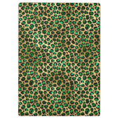 Porte-bloc Emerald et Gold Safari Series Design 8 (Dos)
