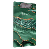 Porte-bloc Emerald Green Parties scintillant Gold Nom personn (Swatch)