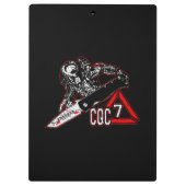 Porte-bloc Emerson Knives CQC-7 Predator White Golf Towne Not (Dos)