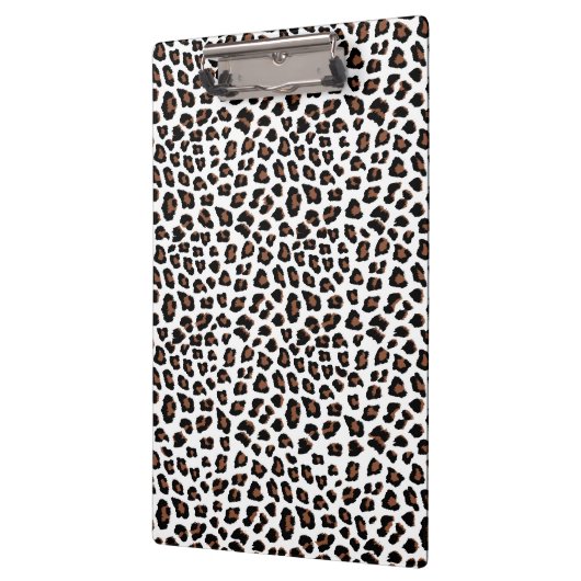 Porte-bloc Empreinte de léopard blanc (Gauche)