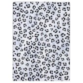 Porte-bloc Empreinte de léopard blanc (Dos)