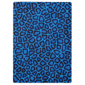 Porte-bloc Empreinte de léopard bleu (Dos)
