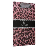 Porte-bloc Empreinte de léopard d'parties scintillant rose cl (Swatch)