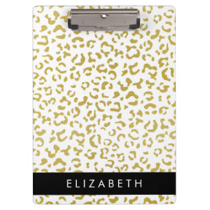 Porte-bloc Empreinte de léopard, Leopard d'or, Parties scinti