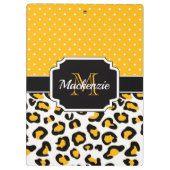 Porte-bloc Empreinte de léopard mignon (Dos)