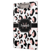 Porte-bloc Empreinte de léopard rose (Gauche)