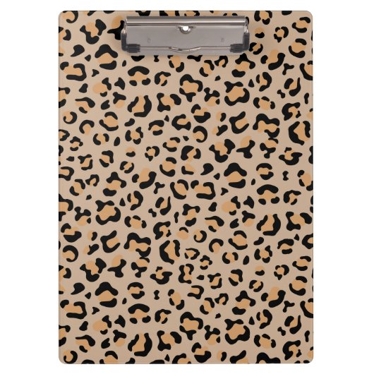 Porte-bloc Empreinte de léopard, Spots de léopard, Leopard Br (Devant)
