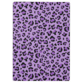 Porte-bloc Empreinte de léopard, Spots, Leopard Violet, Votre (Dos)