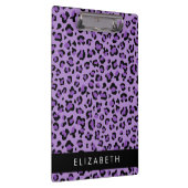 Porte-bloc Empreinte de léopard, Spots, Leopard Violet, Votre (Swatch)