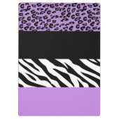 Porte-bloc Empreinte de léopard, Zebra Print, Poster de anima (Dos)