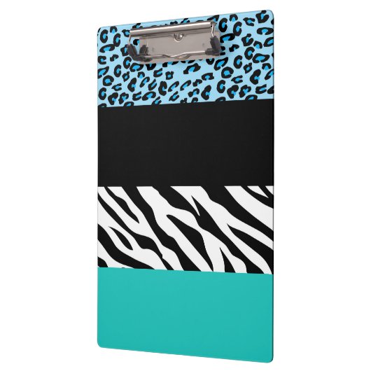 Porte-bloc Empreinte de léopard, Zebra Print, Poster de anima (Gauche)