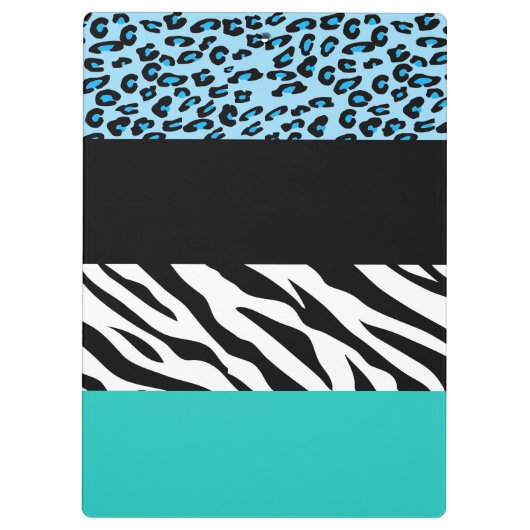 Porte-bloc Empreinte de léopard, Zebra Print, Poster de anima (Dos)