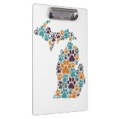 Porte-bloc Empreintes de pattes du Michigan Porte - blocs (Swatch)