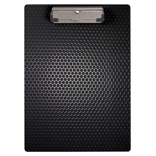 Porte-bloc en maille métallique noire (Devant)