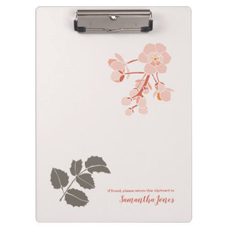 Porte-bloc En-tête de lettre Fleur de Mahonia à l'aubépine ro