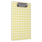 Porte-bloc En vichy jaune pâle et blanc (Swatch)