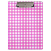 Porte-bloc En vichy rose (Devant)