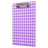 Porte-bloc En vichy violet brillant (Gauche)